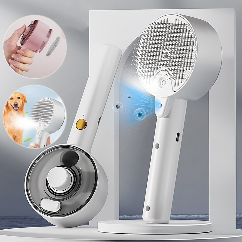 VaporPet - Cepillo a vapor antipelo para perros y gatos, vista principal