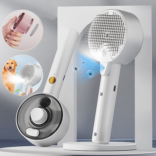 VaporPet - Cepillo a vapor antipelo para perros y gatos, vista principal
